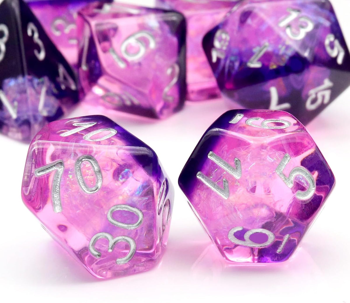 Haxtec Light Green DND Dice Set - Purple - image 3