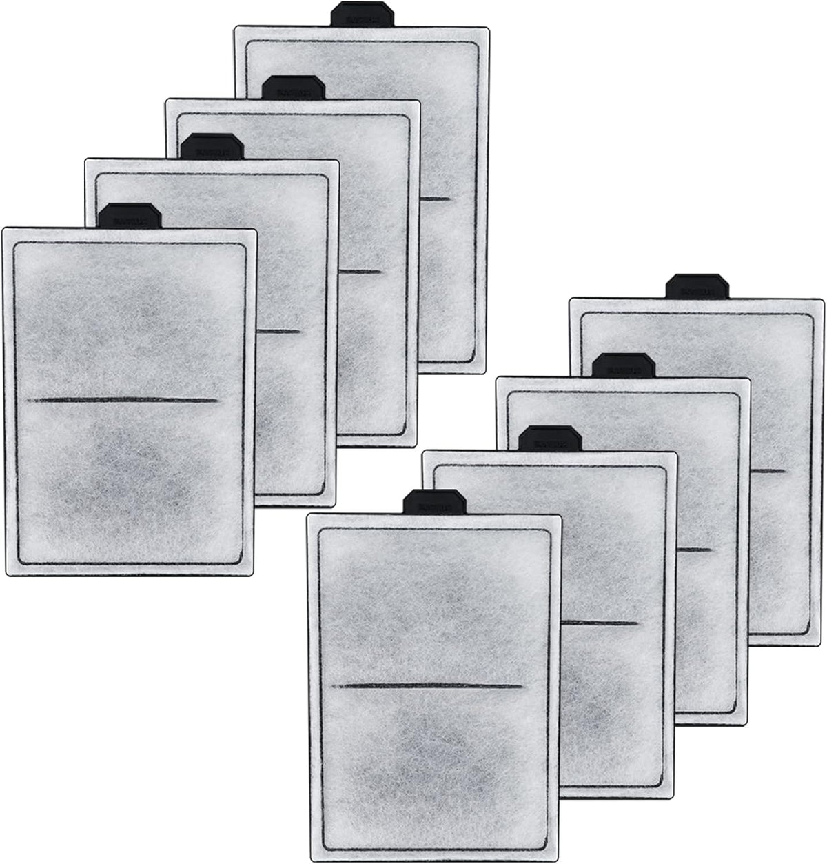 HiTauing 8 Pack PF-L Carbon Cartridge for Silenstream PF20, PF30 - L-8packs