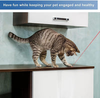 Aluminum alloy rechargeable cat laser pointer toy with clip and USB charging - view 4