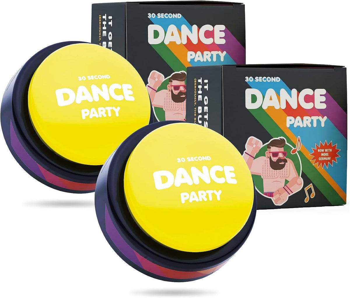 30 Second Dance Party Button - Pack of 2