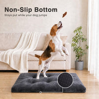 KSIIA Washable Dog Crate Bed Kennel Mat for Large Dogs - Gray / 35.0"L x 23.0"W x 3.0"Th - image 4