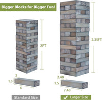 ApudArmis Giant Tumble Tower - XL-Over 5FT / Gray - image 2