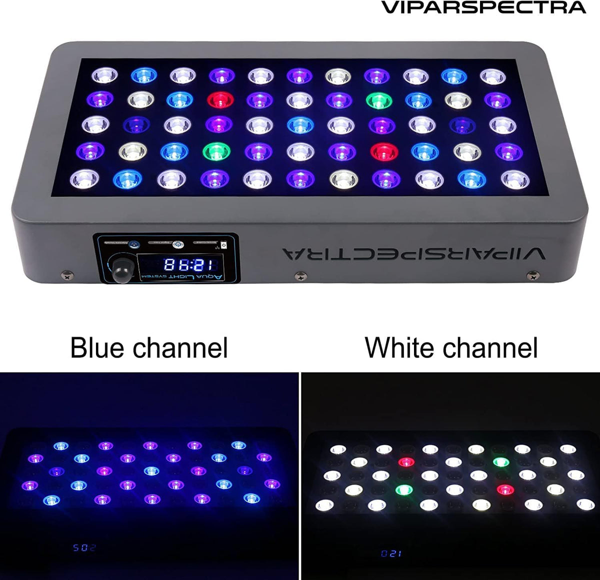 VIPARSPECTRA 165W LED Aquarium Light Dimmable Full Spectrum LED Reef - image 3