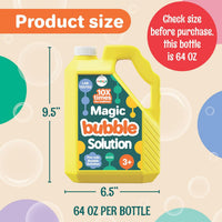 64 oz Iridescent Bubble Solution Refill - 64 OZ - image 4