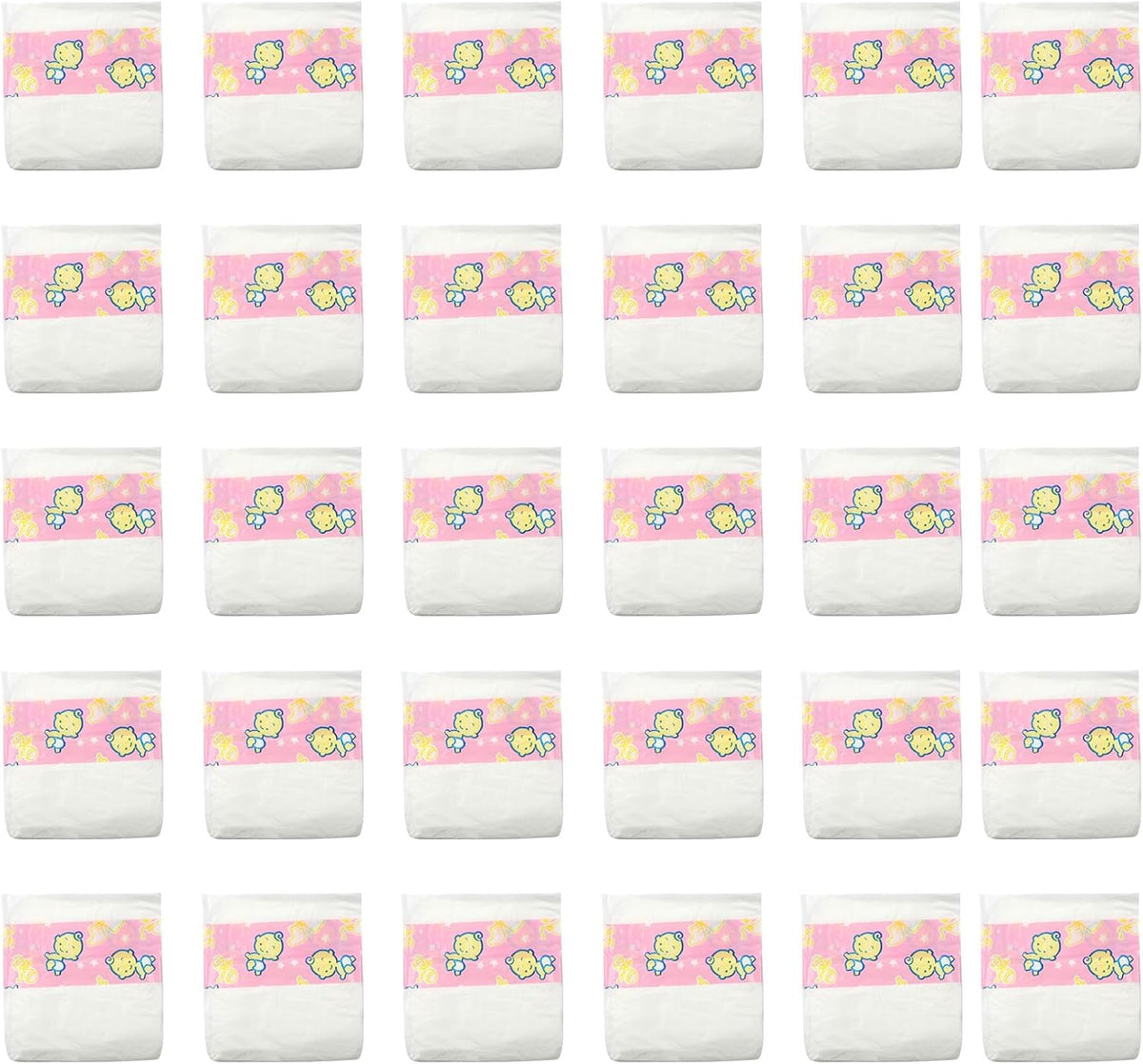 CHAREX Baby Doll Diapers 10-Piece Reusable Refill for 16-24inch - Diapers-30pic