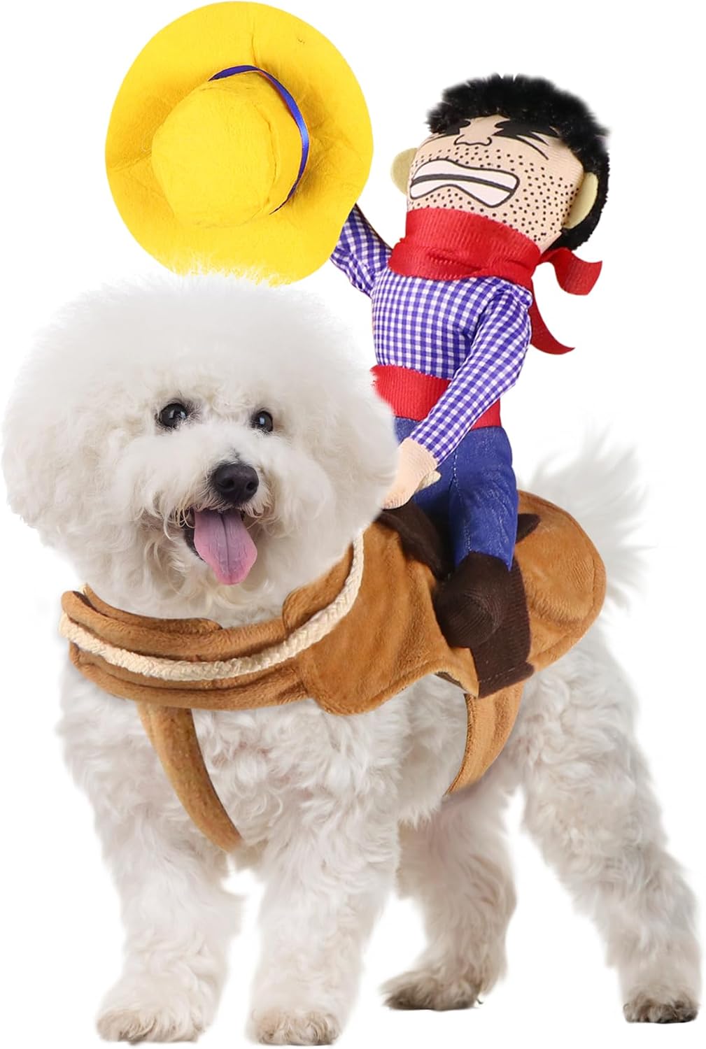 GOYOSWA Dog Cowboy Costume - Medium