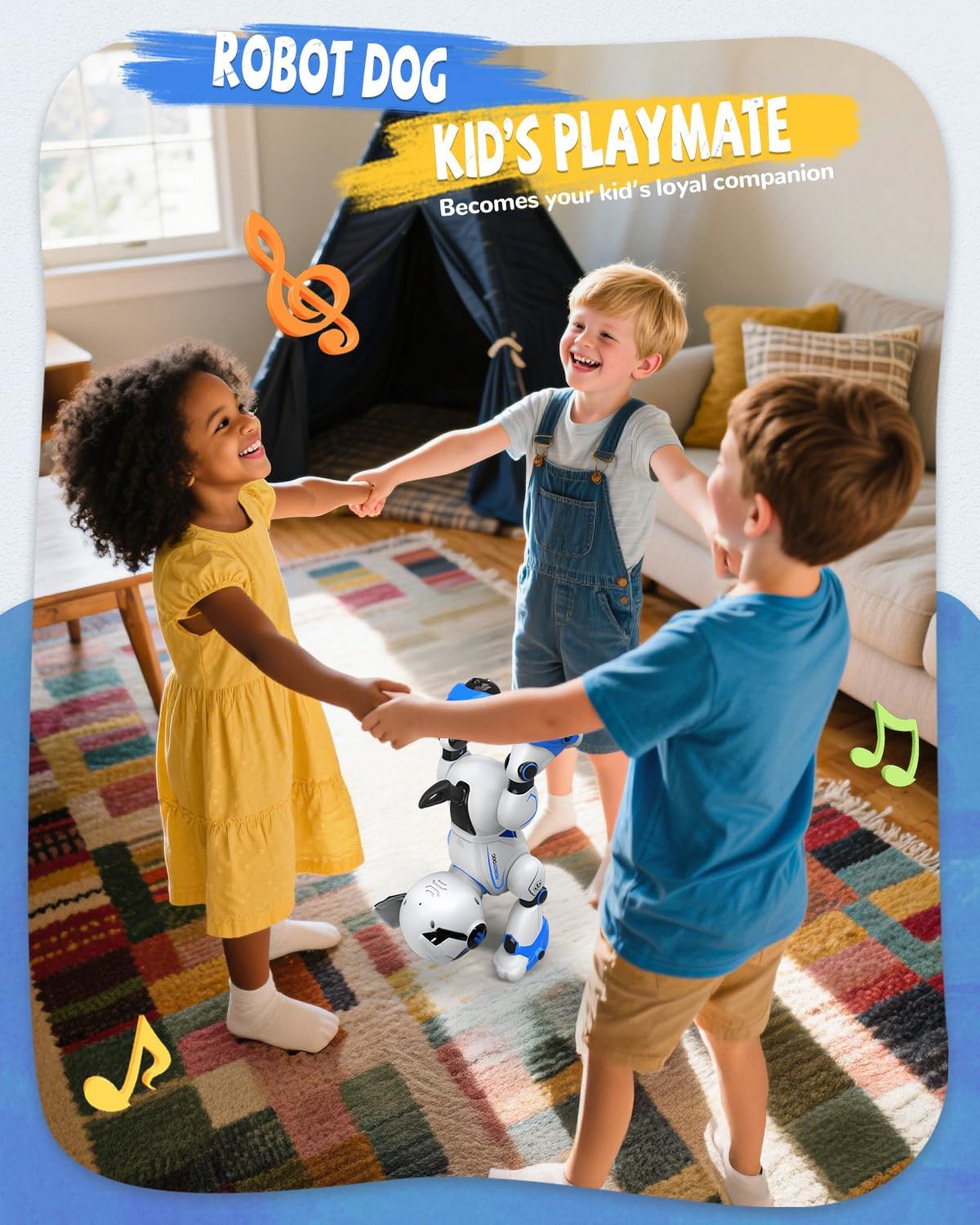 anysun programmable remote control robot dog toy for kids - view 17