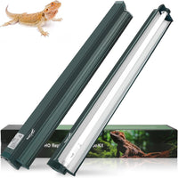 T5 Reptile Light Fixture Combo Kit 24W Light Fixture Reptile - 24W-Green / 24W 22.7IN Green
