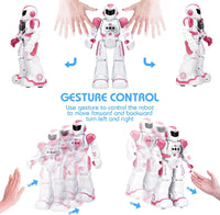 KingsDragon Robots Toy for Kids - Pink - image 4