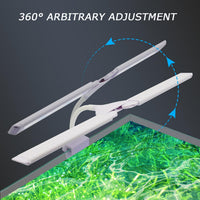 LED Aquarium Light Full Spectrum Clip Fish Tank Light Plants Light - 8W For 10-35 Gal Fish Tank - image 4