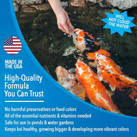 MICROBE-LIFT MLLMPSM Mini Floating Fish Food Pellets for Ponds, Water Gardens, and Fountains, for Small Live Goldfish and Koi, 17 Pounds