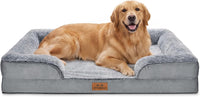 Orthopedic Dog Bed Medium Size Dog, Memory Foam Dog Bed Couch - Grey / 44.0" L x 31.5" W x 7.5" Th
