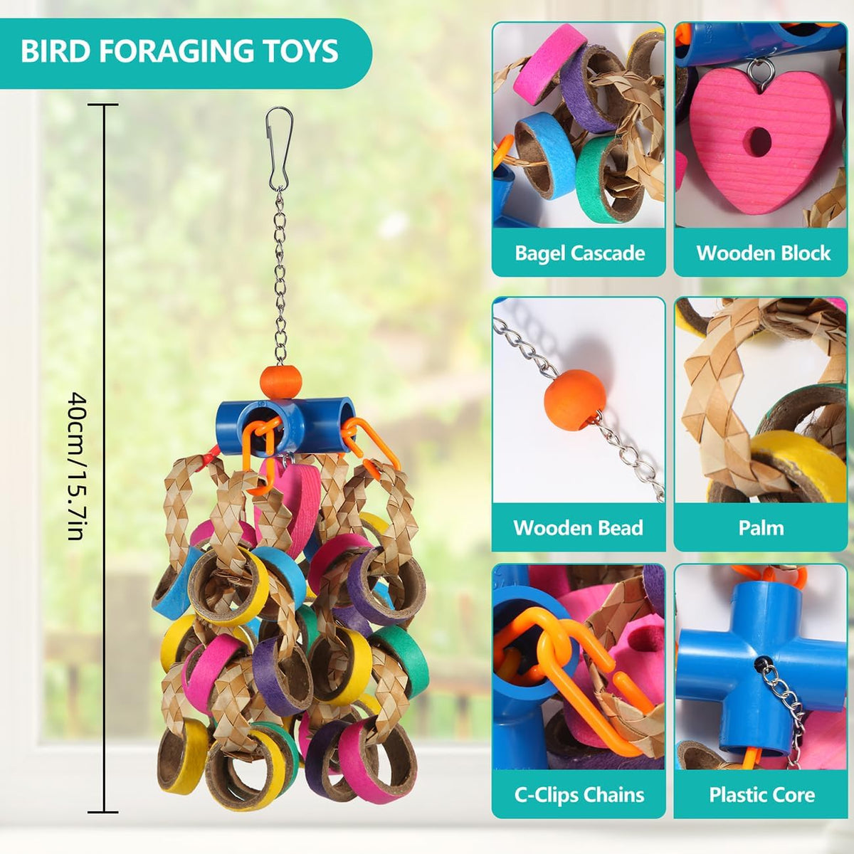 lovyoCoCo Bird Toys Conure Toys - B - image 2