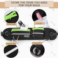 Hands-Free Dog Leash with Pouch - Green - image 3