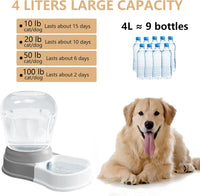 1.6 Gallon Automatic Gravity Dog Water Dispenser, BPA-Free, Grey – Essentials for Dogs - 1 Gallon - image 2