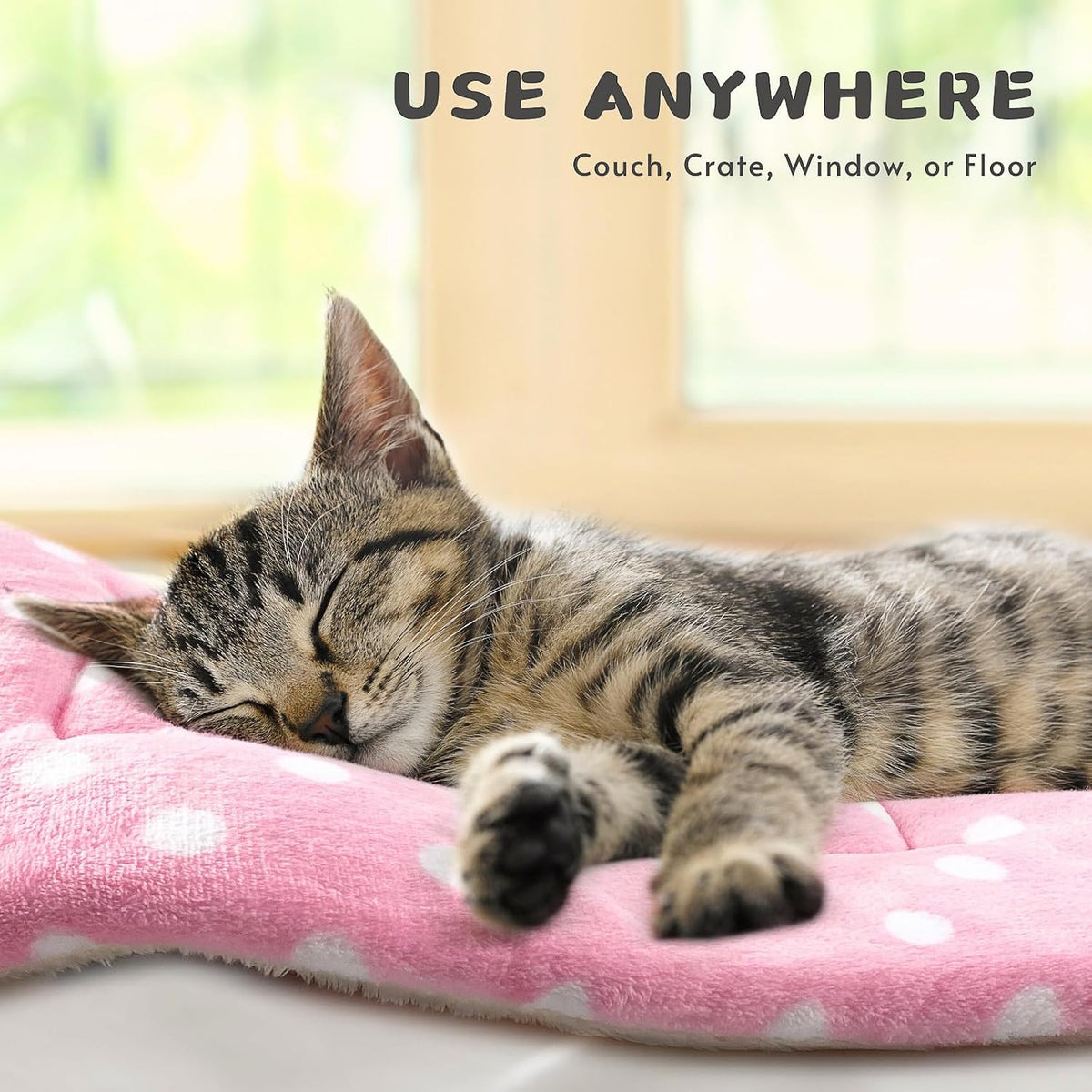 2 Pack Cat Blanket for Indoor Cats - Polka Dots / 13X10 in - image 3