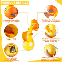 KETIEE Unicorn Drawing Projector Toys for Ages 5-7 – Fun for Kids & Family - Yellow / Small - image 3