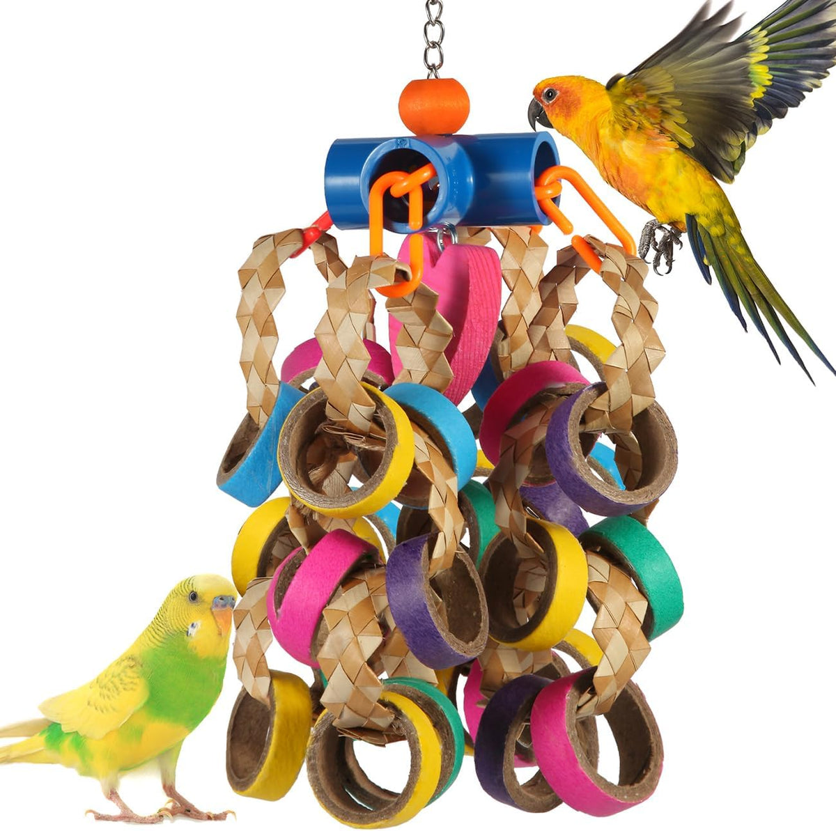 lovyoCoCo Bird Toys Conure Toys - B