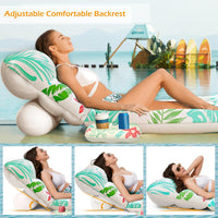 Jasonwell Inflatable Pool Float Adult - Beige - image 2