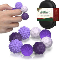 Magnetic Fidget Balls for Adults & Teens - Xmas-purple
