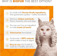 BIOFUR: Omega 3 Supplement for Cats & Dogs - Puppy Essentials & Dog Allergy Relief - Vitamins, Minerals for Feline & Canine Skin, Coat Health, Nutrition, Well-Being, Orange