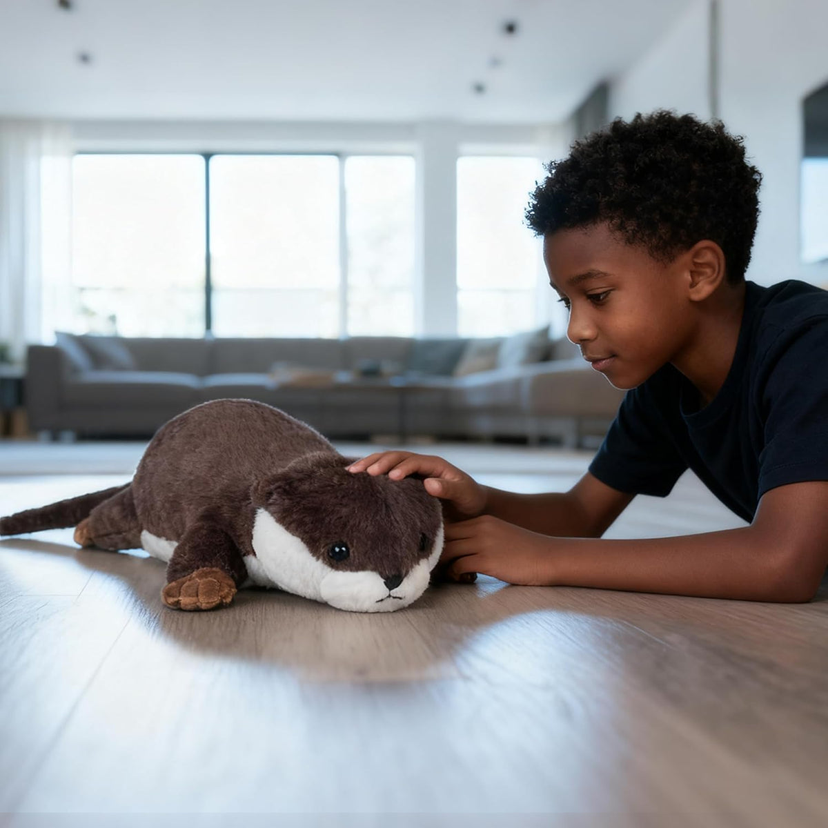 CSVBTRF Weighted Stuffed Animals - Brown Otter - image 4