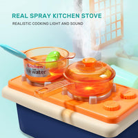 CUTE STONE Color Changing Kitchen Sink Toys - Dark Blue - image 2
