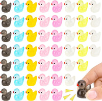 Mini Ducks 100 Pack Tiny Ducks Glow in The Dark – Fun for Kids & Family - Large Resin Ducks - image 2