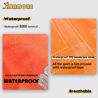 Waterproof Dog Raincoat with Reflective Strip - Small / Orange - image 2