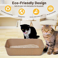 4 Pack Disposable Cat Litter Boxes - 4 Piece Set - image 2