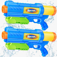 Super Water Gun for Kids Adults: 2 Pack Super Water Gun Soaker 1200cc - Blue