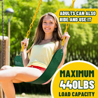 Aobote swing seat replacement 2-pack with soft EVA seats and 66-inch chains - view 8