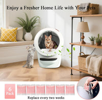 14 Pack Cat Litter Box Odor Eliminator Refills - 6 / Odor Removers Set (6 Pack) - image 4