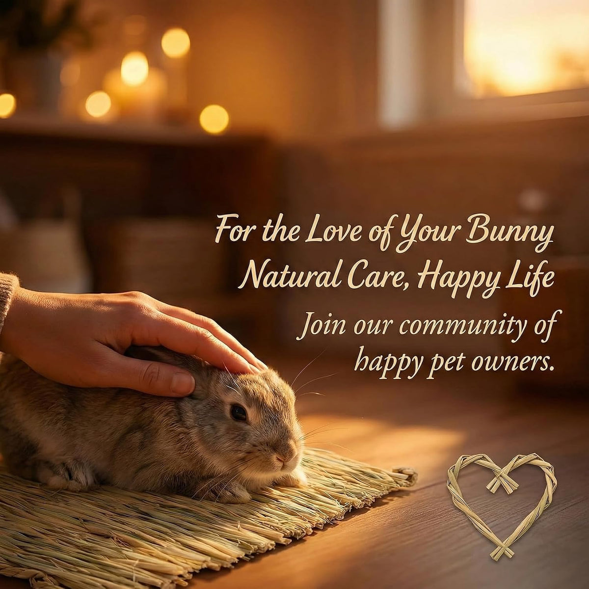 Sukh Bunny Mat, Grass Mats for Rabbits - 2 PCS - image 2