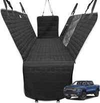Dog Car Seat Cover for Back Seat - Hammock-Black / Truck Bench-61"W / 1