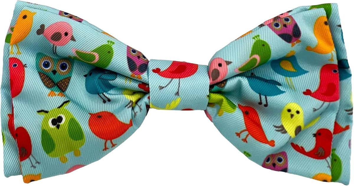 Huxley & Kent Pet Bow Tie for Dogs & Cats - Yard Birds / Small