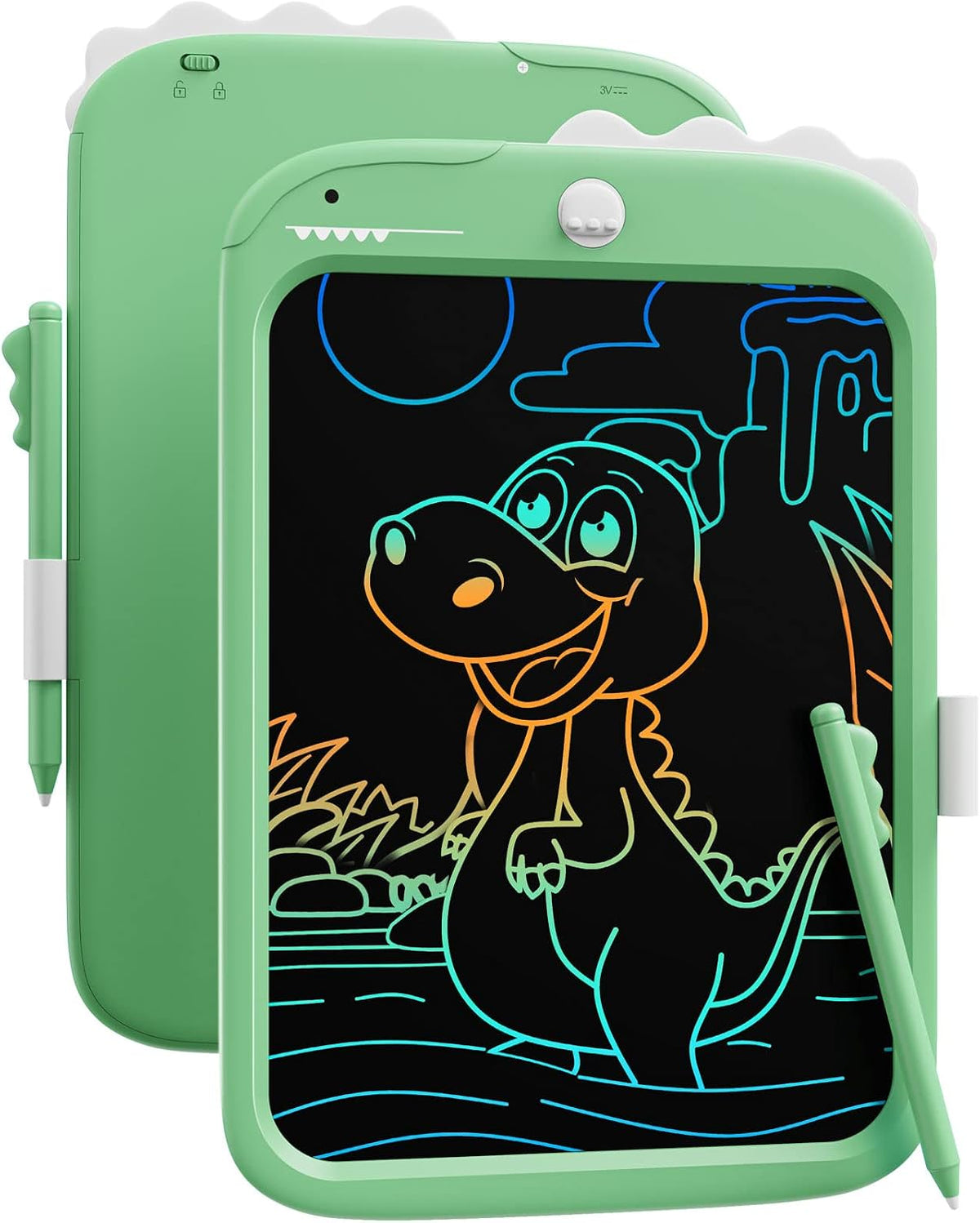 8.5 inch LCD Writing Tablet for Kids - Green / 10 inch