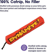 Catstages Green Magic Dynamite Stick Catnip Cat Toy, Red