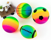 Homotte 4 Pack Rainbow Sports Balls - image 3