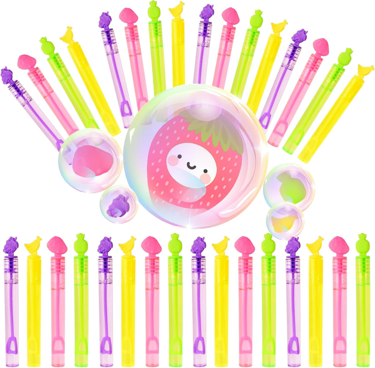 ritastar 32 mini bubble wands with Halloween designs in a gift box - view 2