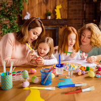 Paint Brushes for Kids, 10 Pcs Big Washable Chubby Toddler Paint Brushes, Easy to Clean & Grip - 10 Pack - image 2