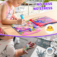JoyCat Farm Water Coloring Book for Toddler Kids, 13 Pages - Unicorn - image 3