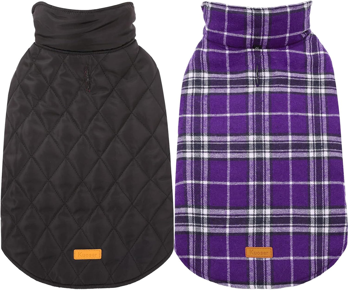 Kuoser Waterproof Dog Coat - Purple / Small (Pack of 1)