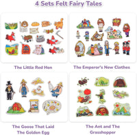 CHEFAN Felt Board for Toddlers, Felt Story Board - Little Red Hen - image 2