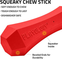 Playology Squeaky Chew Stick Scented Dog Toy - Medium (VALUE 2-Pack) / Beef - image 2