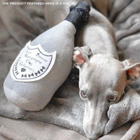Haute Diggity Dog Woofford Reserve Bottle Plush Dog Toy - Dog Perignonn (Gray) / X Large - image 4