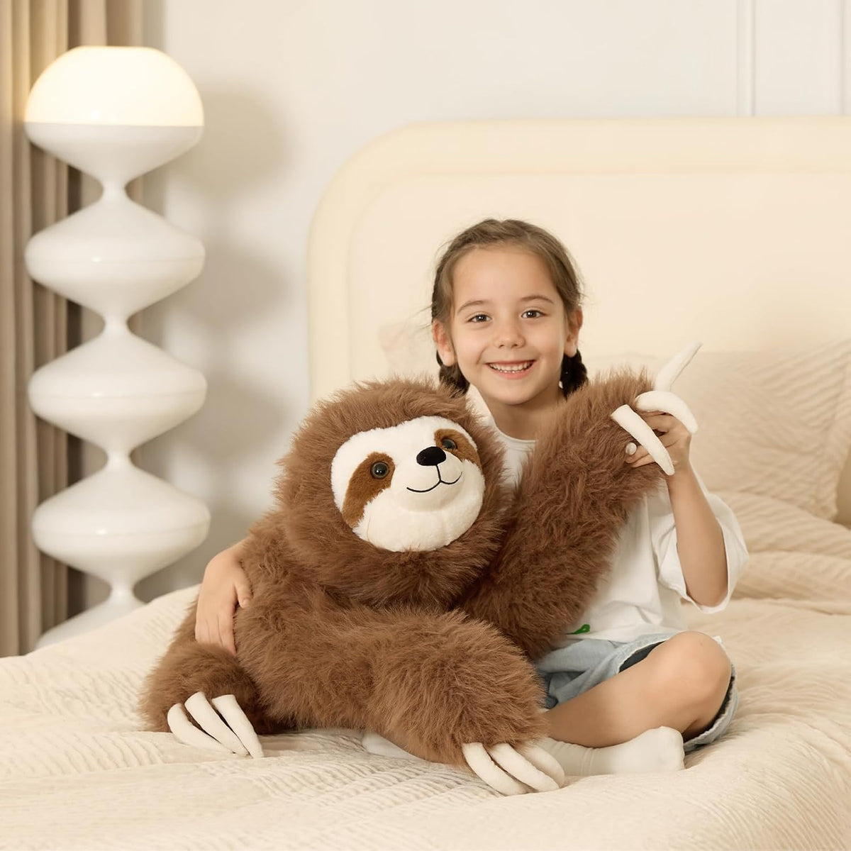 BENINY 31 Inch Giant Bunny Stuffed Animal - Sloth 28in - image 3