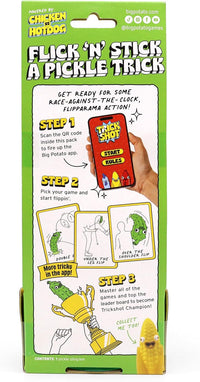 Chicken vs Hotdog Party Game: Flipping Hilarious Board Game - Pickle - Solo Chicken vs Hot Dog - image 2
