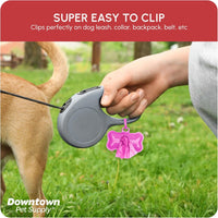 Downtown Pet Supply Poop Bags for Dogs with Dispenser - 220 Count (Pack of 1) / Pink - image 4