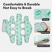 Supet Cat Grooming Hammock, Self-Adherent Cat Wrap for Cutting Nails, Anti-Escape Calming Wrap for Medicine, Nail Clipping, Teeth Brushing, Ear Cleaning